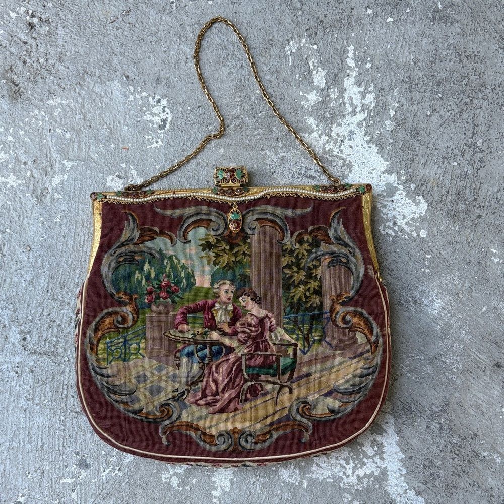 French tapestry bag